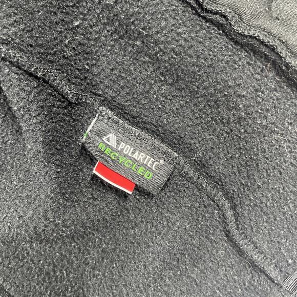North Face Jacket Womens Small Polartec Fleece Full Zip Up Black - Picture 5 of 14